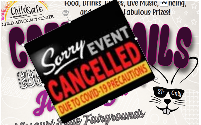 cancelled event notice