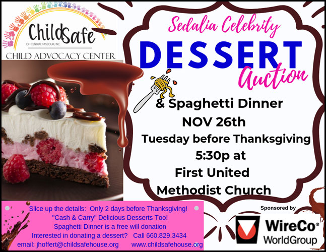 Sedalia Celebrity Dessert Auction