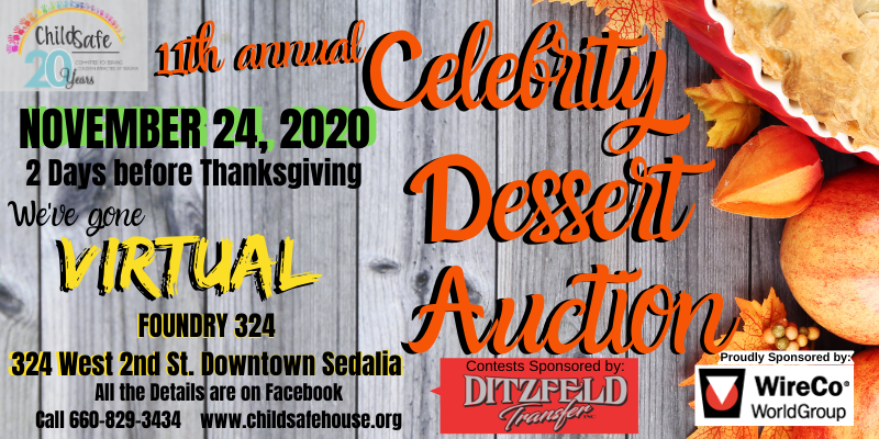 Dessert auction banner